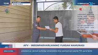 AFV - insonparvarlikning yuksak namunasi (Jizzax viloyati)