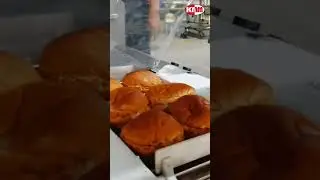 Packaging roti bulat jumbo , pengemas roti,  automatic packaging machines 