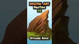 Learn to Draw Stylized Rock | Digital Art ProTips #3 
