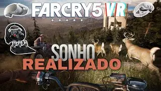 VR com volante elevou o FAR CRY 5 para outro patamar.