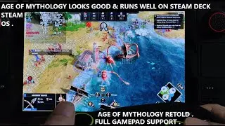 Age of Mythology Retold Looks Good & Runs Well on Steam Deck | Full Gamepad Support | Steam OS v3.6