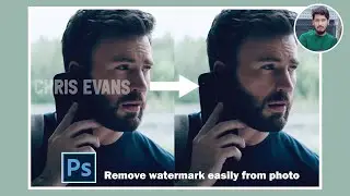 How to Remove WATERMARK in Photoshop CC 2022 । Photoshop Tutorial Bangla