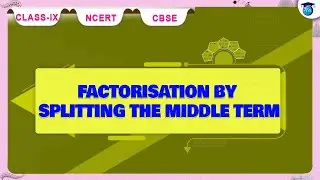 Polynomials | Factorisation by splitting the middle term l #chapter2 #class9 #ncert