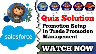 Promotions Setup in Trade Promotion Management | Salesforce Trailhead | Quiz Solution