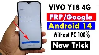 Vivo Y18 Frp Bypass Without PC / Vivo Y18 Google Account Bypass / Vivo Android 14 Frp Bypass