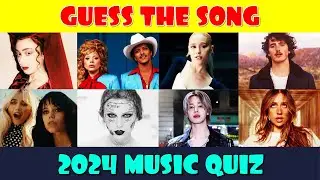 Music Quiz 2024 | Guess the Song Recent Songs Quiz