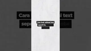 Cara buat animasi subtitle text sederhana di #adobepremierepro  🤙 #textanimation