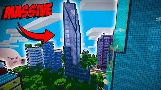 Creating a MASSIVE CITY in Minecraft !?