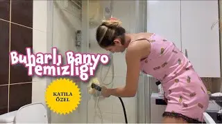 Dip Bucak Buharlı Duşakabin / Banyo Temizliği🧼 Katıla Özel Fragman 💙 
