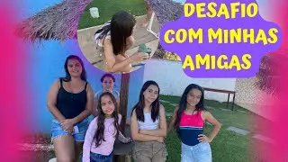 DESAFIO NA ÁREA DA PISCINA COM MINHAS AMIGAS O QUE SE DESEJA  VOLTA