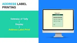 35 - Address Label Print in Tally.ERP9