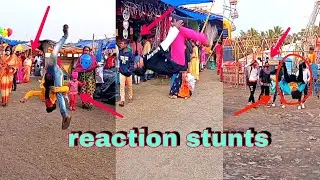 2022 Amazing stunts flips - girls Reaction || best flips public reaction || Ajay flip channel