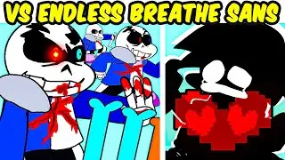 Friday Night Funkin' VS Endless Breathe Sans FULL WEEK + Sans phases (FNF MOD/Undertale/Chara)