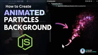 Create a Background Particles Cursor using three-js| 