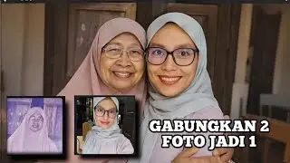 TUTORIAL CARA GABUNGKAN 2 FOTO JADI 1 VIRAL TIKTOK 🔥