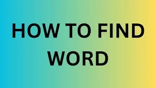 If you want to find  word the correct word in MS Word #computerknowledge #computer #msword_computer
