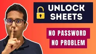 🔓 Unprotect Excel Sheets in Seconds (When You Don't have the Password)