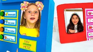 Nastya y el desafío caliente vs frío con papá