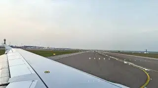 Руление и взлёт из аэропорта Милана (Мальпенса, MXP). 09.2023