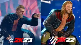 WWE 2K23 vs WWE 2K22 Graphics Comparison! Pt.4