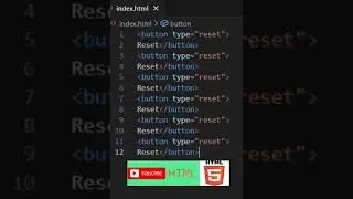html button type reset learn 