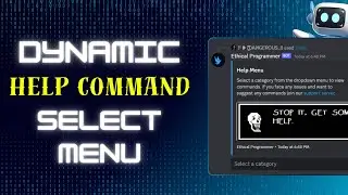 Creating a Dynamic Help Command in Discord.js v14