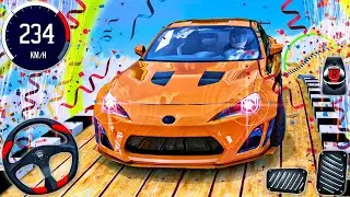 Mega Ramp Car Stunts Race Simulator - GT Impossible Sport Car Racing 3D - Android GamePlay