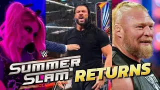 Roman Reigns Returns Surprise Returns At Summer Slam 2024 | Roman Reigns and Brock Lesnar Returns