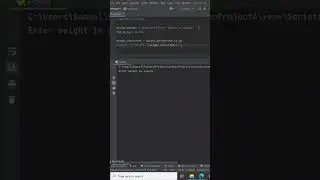 Python Weight Converter 