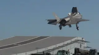 The First F-35 LIGHTNING II Take-Off From HMS QUEEN ELIZABETH