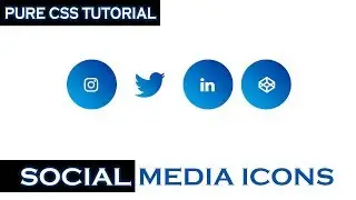 Css Hover Effects | social media icons animation css | css tutorial 2018