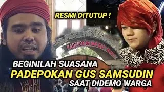 Full Detik detik Padepokan Gus samsudin ditutup warga blitar usai viral di tiktok vs Pesulap Merah