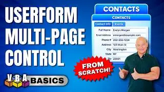 Build A Multipage Userform From Scratch In Excel VBA