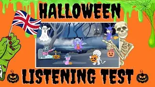 Halloween listening test - Fun ESL English Listening practice