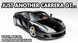 Legendary Porsche Carrera GT Detailing - Dry Ice Cleaning, Wash, & Polish