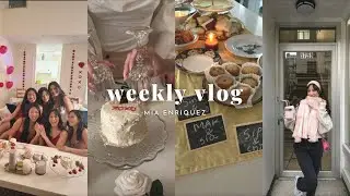 GALENTINES DAY PARTY! Shooting content & hanging out with friends Vlog!