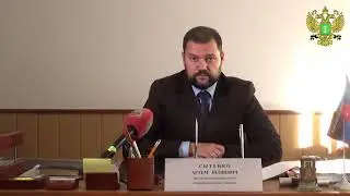 Брифинг председателя Ворошиловского межрайонного суда г. Донецка Артема Сытенко