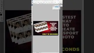 Create Passport Size Photo in 10 Seconds with Photoshop CS3 🔥 || Nitesh GFX || 