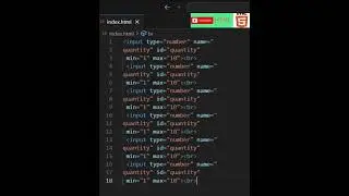 html input number learn 