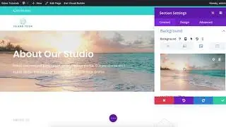 changing section background images:colors