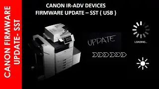 CANON IR-ADV DEVICES FIRMWARE INSTALL THROUGH USB