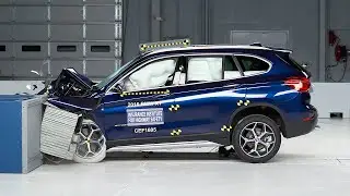 2016 BMW X1 moderate overlap IIHS crash test