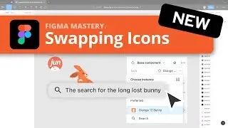 Figma Tips ⚡ - Swapping Button Icons using Instance Swap