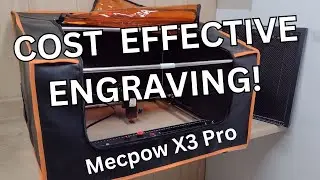 AFFORDABLE LASERS!!  Adding Custom Engraving with Mecpow X3 PRO laser engraver first impressions