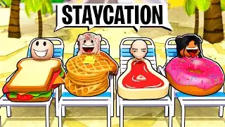 SECRET STAYCATION IN ROBLOX ALL PARTS | Roblox Funny Moments