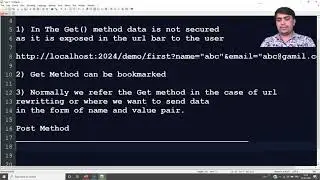 explain difference between Get and Post Method