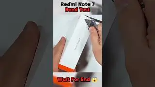 Redmi Note 7 Bend Test 📱| Will it Survive or Snap 🤔| Wait For End 😱| 
