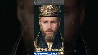 Фотошоп Месси с короной