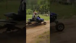Supercharged Snowmobile in the Summer!