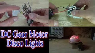 DC Gear Motor Disco Lights